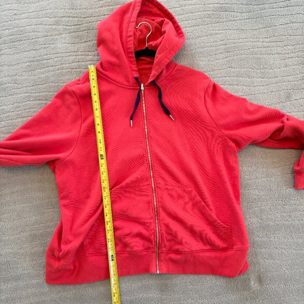 ❤️ Peloton Red Full-Zip Hoodie – Women’s XL - Picture 7 of 7